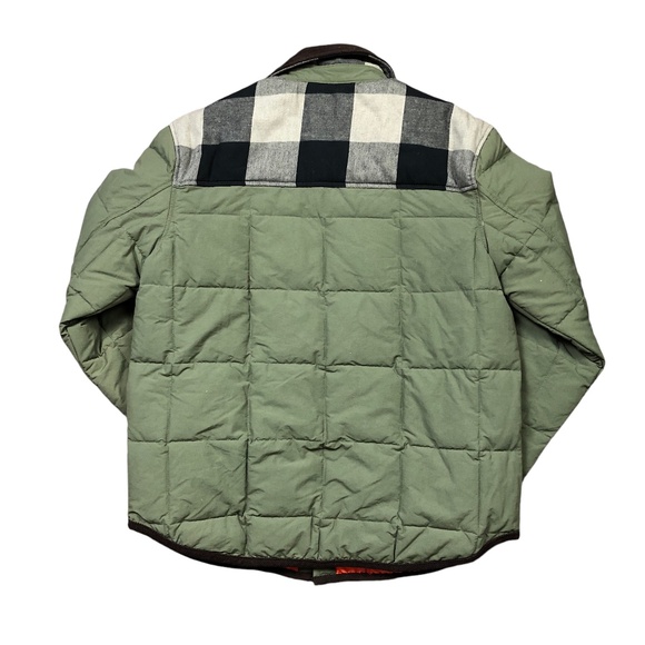 Lake & Trail Outdoor Hiking Camping Snap Button Puffer Jacket Mens Medium - Picture 3 of 5